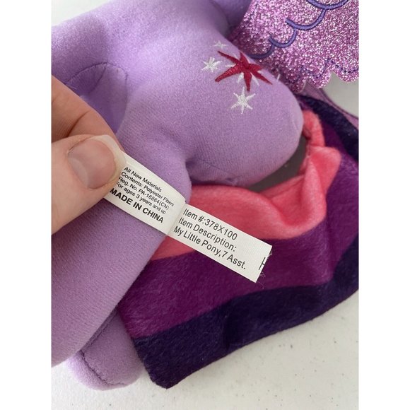 My Little Pony Twilight Sparkle 13" Plush Stuffed Animal Purple Unicorn 2015 - Picture 9 of 11